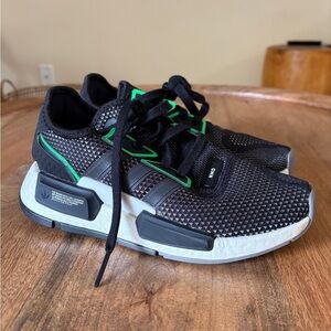 adidas gazelle silver green womens Adidas NMD G1 BOOST GREY FIVE/CLOUD WHITE – Tamam Mauritius main image 1
